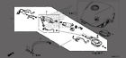 16700-mjm-d01 Honda Vfr Fuel Pump Assembly New Oem 641785181555