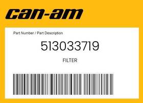 513033719 Can-am Genuine Filter -