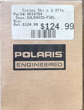 4014784 Polaris Oem Part # Solenoid-fuel