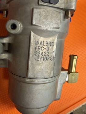 Walbro 33422 Fr Series Reciprocating Electric Fuel Pump Frc-8/33422/12v/10psi