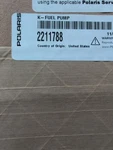 Oem Factory Genuine Polaris 2211788 K-fuel Pump 2021-2025 Rzr Pro Xp. Fixed Price $419.99.