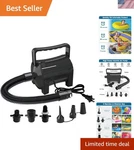 Electric Air Pump Portable 460W Quick-fill Flow 45CFM 2.1PSI Wit.... Fixed Price $66.20.