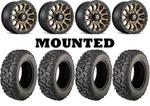 Kit Moose Switchback Tires 32X10-14 Fuel Vector Bronze D600 Wheels Ter. Fixed Price $1868.58.