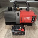Milwaukee Model No. 2941-20 M18 Fuel 5-CFM Vacuum Pump + Battery. Fixed Price $579.99.