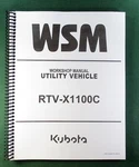 Kubota RTV-X1100C Workshop Manual: 477 Pages Full Color & Protective Covers!. Fixed Price $53.00.