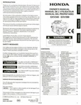 Honda GXV340 GXV390 Gas Or Lpg Engine Owners Manual : 37Z5PA00. Fixed Price $28.87.