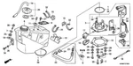Oem Genuine Honda Fuel Pump 16700-MEN-A52 10-22 CRF250R/RX 09-22 CRF450R/RX. Fixed Price $264.95.