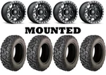 Kit Moose Switchback Tires 32X10-14 On Fuel Anza Matte Black D557 Wheels Ter. Fixed Price $1868.58.